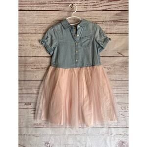 OshKosh Dress Jean Top, Sz 5T